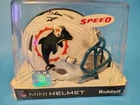 De'Von Achane Miami Dolphins Riddell Mini Older Logo Signed Beckett Cert