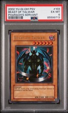YGO PSA 6 Beast Of Talwar Pharaoh'S Servant Yu-Gi-Oh Psv-Pharaoh'S Serva