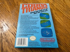 Sello ovalado Cobra Triangle completo en caja juego nintendo nes f&aacute;brica nr-COMO NUEVO