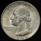 1945-S Washington Quarter — photo from another recent sale