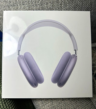 Apple AirPods Max Bluetooth Over-Ear Headband Headphones Purple Double Earpieces