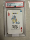 Squirtle Pokemon PSA 10 Red Playing Card 007 Ace of Hearts Poker Charizard TCG