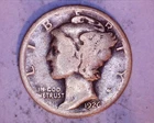 1926-D Mercury Head Silver Dime    **214-6C