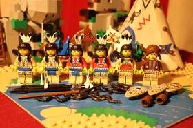 LEGO Western Indians Boulder Cliff Canyon 6748 ww019 ww018 ww014 ww022 1997