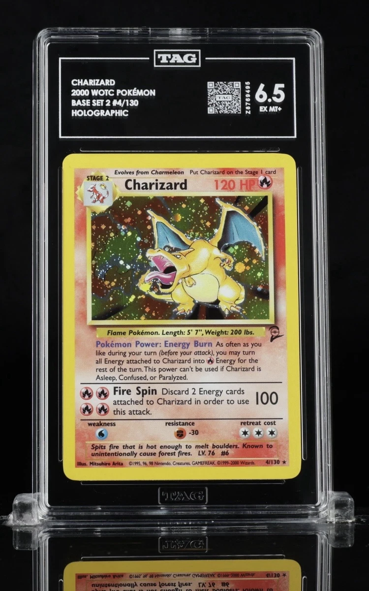 Charizard Pokémon TCG Holo Rare Base Set Individual Collectible