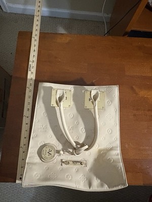 Versace 19-69 Abbigliamento Sportivo Srl Beige Desia Tote Italia Shoulder Bag