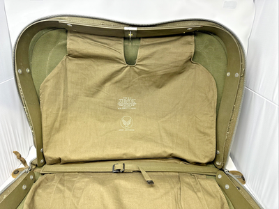 Vintage U.S Army Air Force Canvas Flyers Garment Bag Suitcase Type
