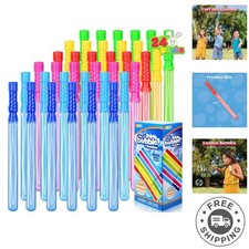 14.6 Big Bubble Wands - Safe and Fun for Kids' Indoor Outdoor Activities