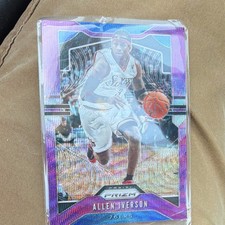 Panini Prizm Purple Prizm Allen Iverson Philadelphia 76ers Basketball Card #6