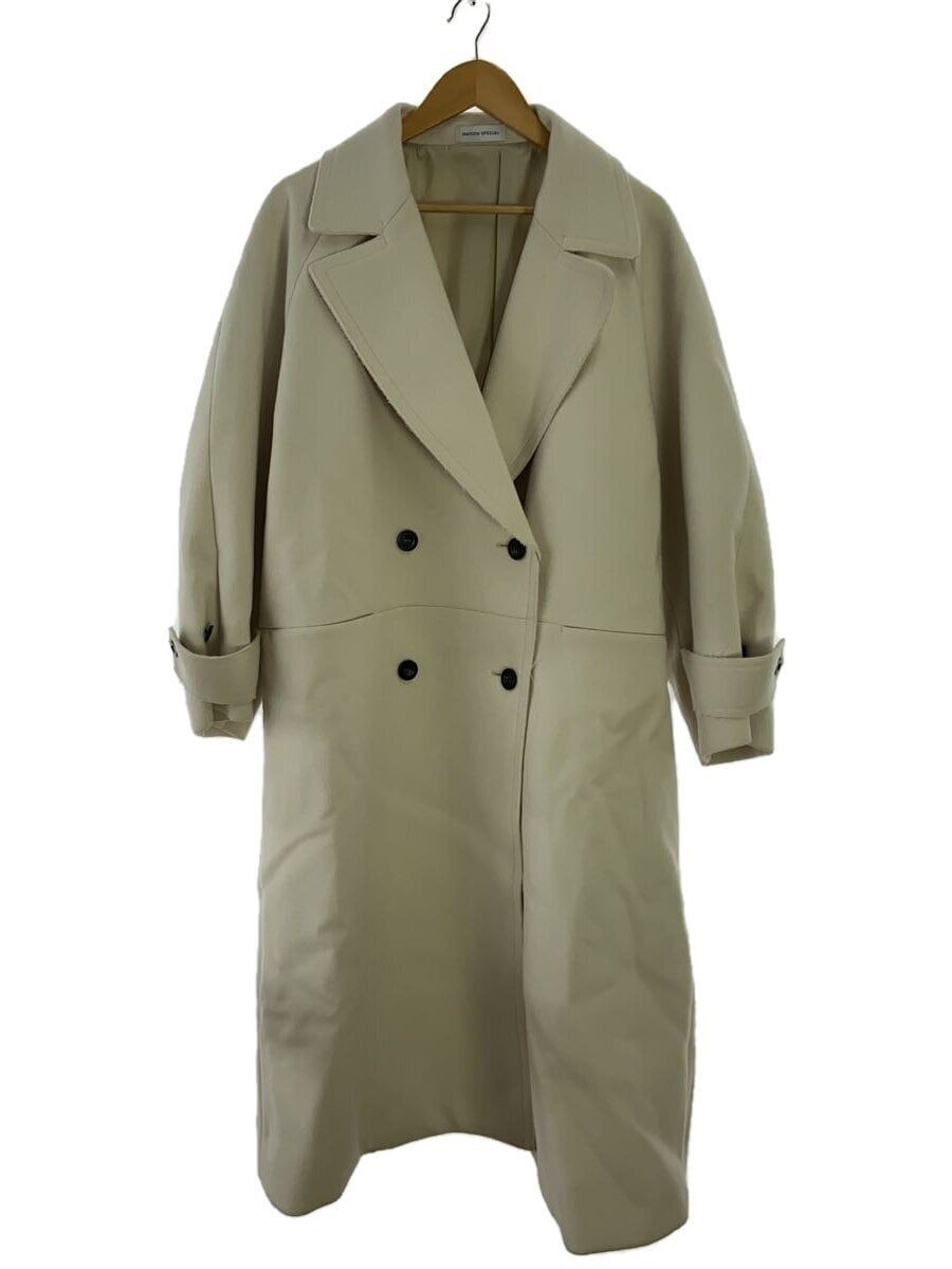 ALTRA MAISON SPECIAL altro cappotto M lana bianco 21212165111 Super140 Melton sopra