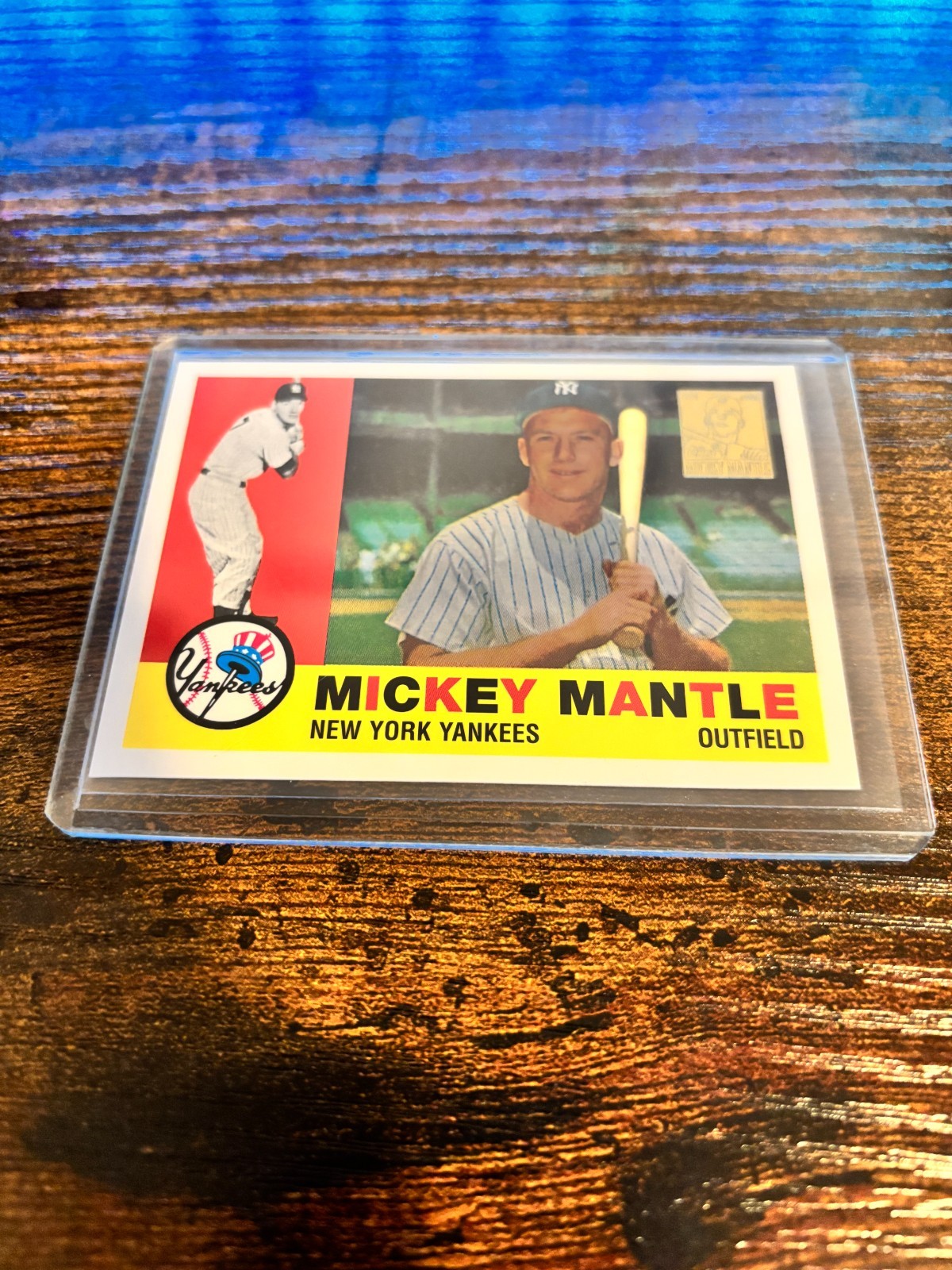 1996 Topps - Mickey Mantle Commemorative Reprints Mickey Mantle #10 1960 Topps