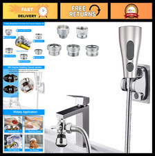 Kitchen Faucet Sprayer Attachment - Stainless Steel Hose, Brass Diverter, Aerato