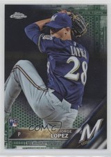 2016 Topps Chrome Green Refractor 46/99 Jorge Lopez #94 2r8