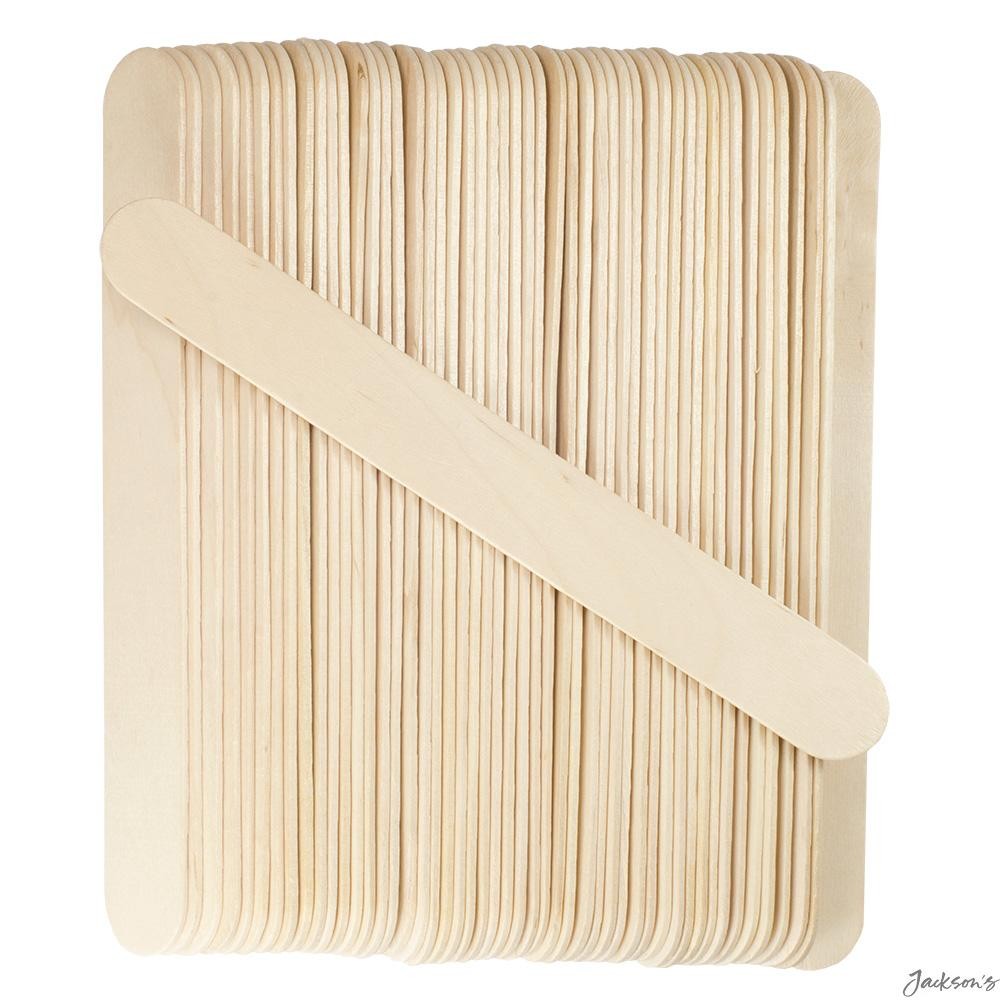 Jackson's Wooden Paint Stirring Sticks Wood 150mm Pack Of 50 For Mixing Glue ...