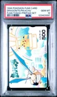 1998 POKEMON FUMI CARD DRAGONITE PIKACHU FUMI TOSHO PREPAID SET PSA 10