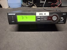 Shure SLX4 Wireless Microphone Receiver with PS21US Suppy Power Tested Only