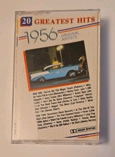 1956 20 Greatest Hits Original Artists Cassette Tape