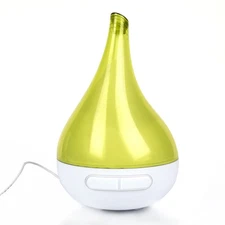 Drop-shaped Cool Mist Humidifier Ultrasonic Aroma Essential Oil Diffuser w/LE...