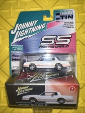 Johnny Lightning Storage Tin 1 Of 2500 1987 Chevy Monte Carlo Ss White 164 Htf