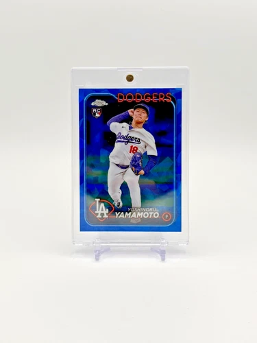 2024 Topps Chrome Sapphire Edition Yoshinobu Yamamoto RC Rookie Dodgers Blue Ace