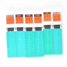 Berol Turquoise 0.9mm Mix H,2H,HB Leads Mechanical Pencil Refills 72 Leads