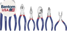 7-Piece  Pliers Set with Groove Joint, Long Nose, Slip Joint, Linesman, and Diag