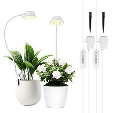 LORDEM Grow Lights for Indoor Plants, Clip-on Gooseneck Plant Lights for Indo...