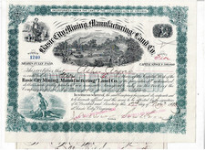 Basic City Mining, Manufacturing and Land Co., Basic City, Virginia 1890, +check