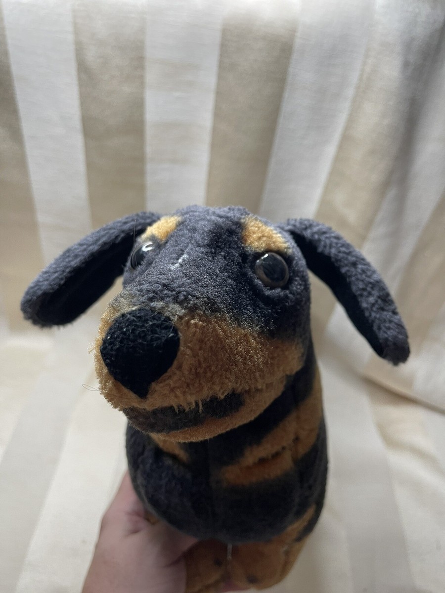 Melissa Doug Plush Dachshund Puppy Brown Black Wiener Dog - Main Image
