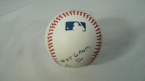 CARL ERSKINE SIGNED BROOKLYN DODGERS NO HIT STAT OFFICIAL MLB RAWLINGS BASEBALL - Picture 8 of 8