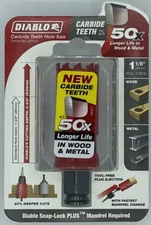 Freud Diablo DHS1125CT Carbide 1-1/8 (29MM) Holesaw