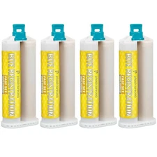 4 X 50ML VPS Bite Registration Material Unflavor FAST Set Cartridges Dental PVS