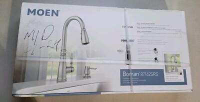 Moen 87162SRS Boman Pull Down Kitchen Faucet - Stainless 