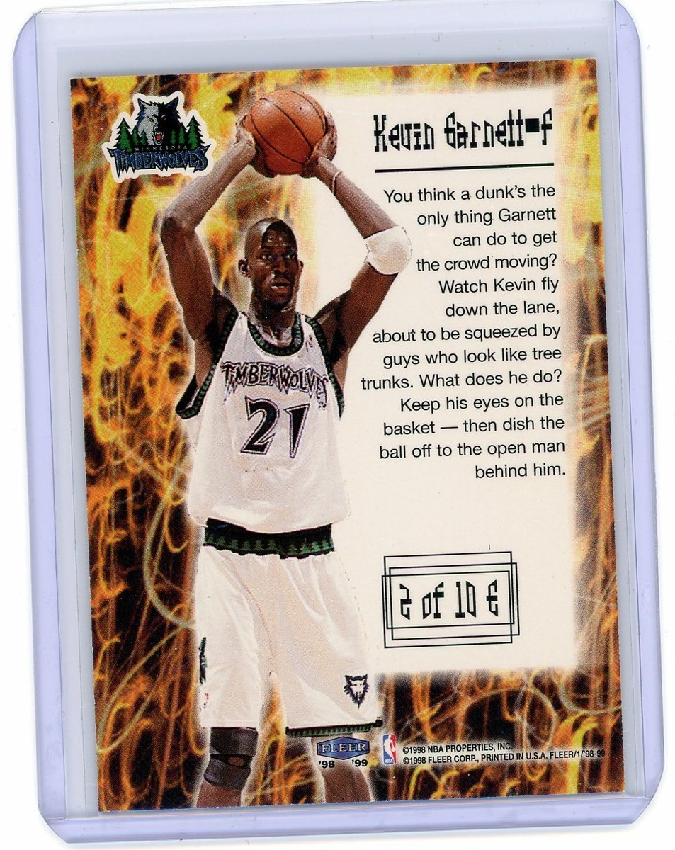 1998-99 Fleer Tradition Electrifying #2 Kevin Garnett | eBay
