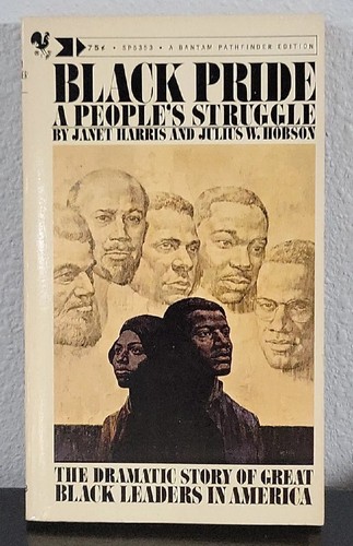 Black Pride A People’s Struggle Janet Harris Julius Hobson Vtg PB 1970 Ex-Lib