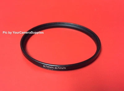 JJC 67mm-67mm EXTENSION RING ADAPTER Male-to-Female BLACK METAL 67-67mm,Deep 3mm