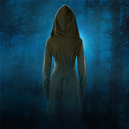 Womens Victorian Medieval Dress Renaissance Gothic Cosplay Costume Halloween - Picture 9 of 16