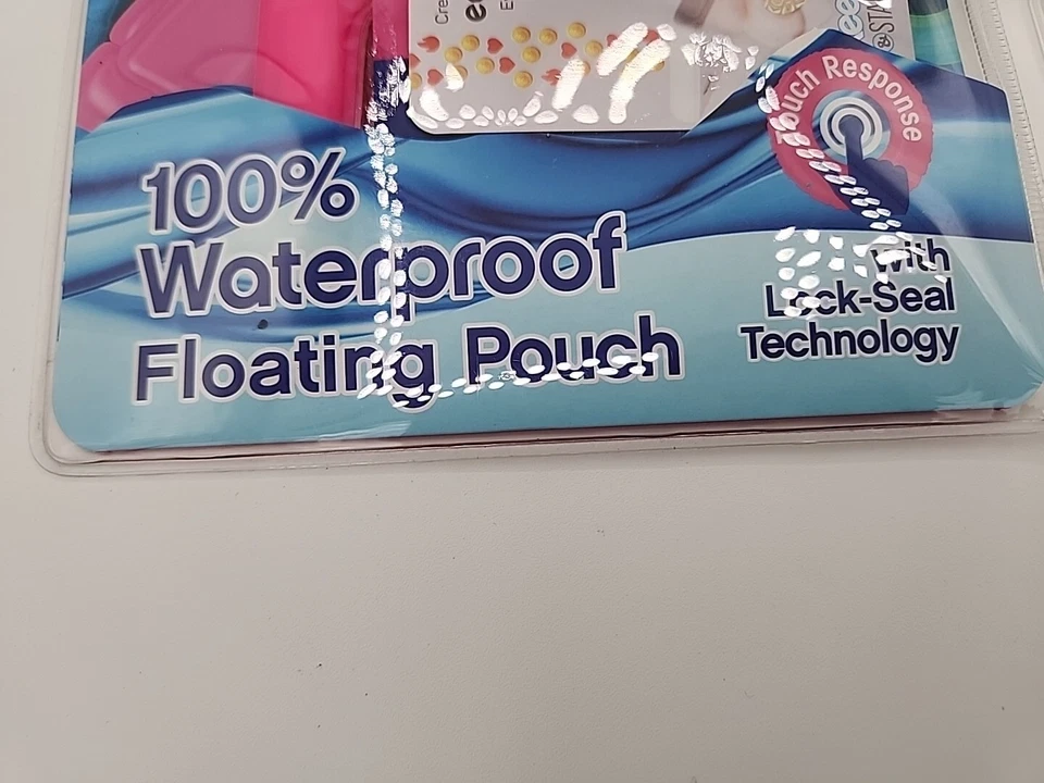 Tzumi Aqua Pocket Touch - Bolsa flotante impermeable / Estuche para teléfono - Rosa Foto 4 de 4