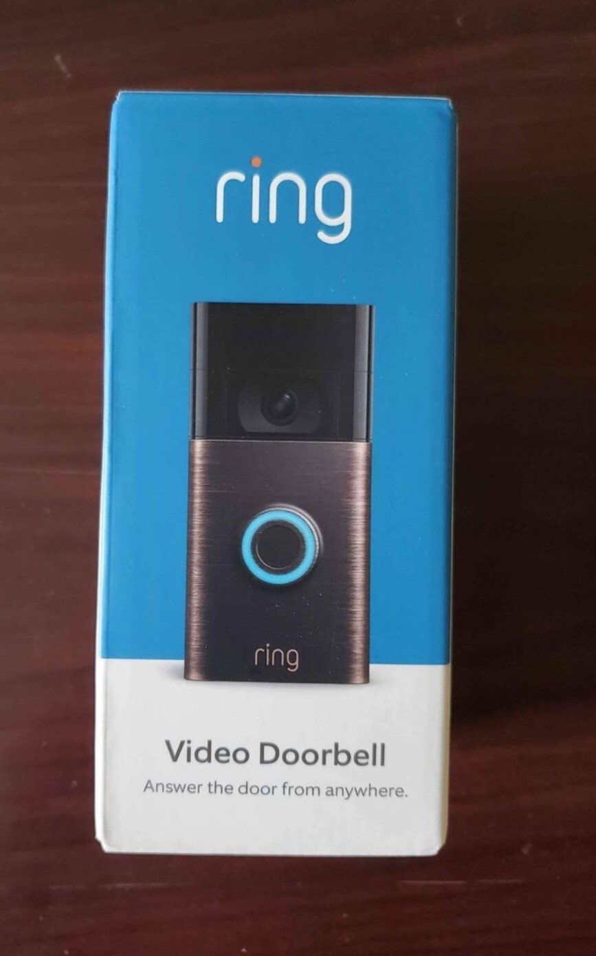 Ring Doorbell wireless Wi-Fi Enabled Video Camera, Battery Powered, New Sealed-image