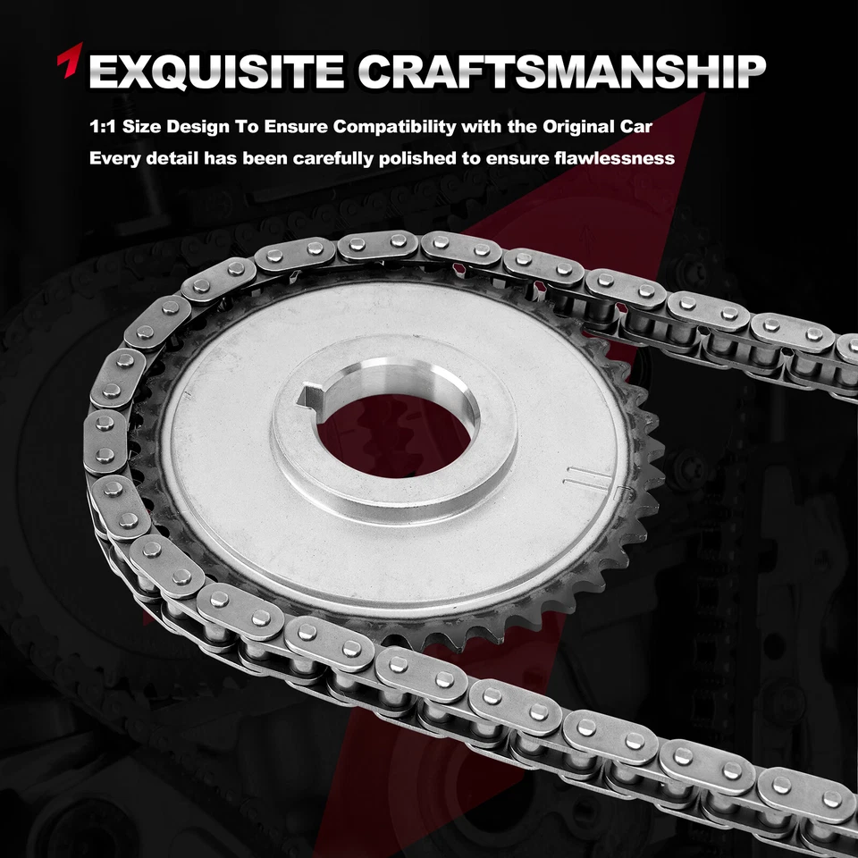 Timing Chain Kit For GMC Terrain Chevrolet Equinox HHR Buick Lacrosse 2.2L 2.4L - Image 4 of 4