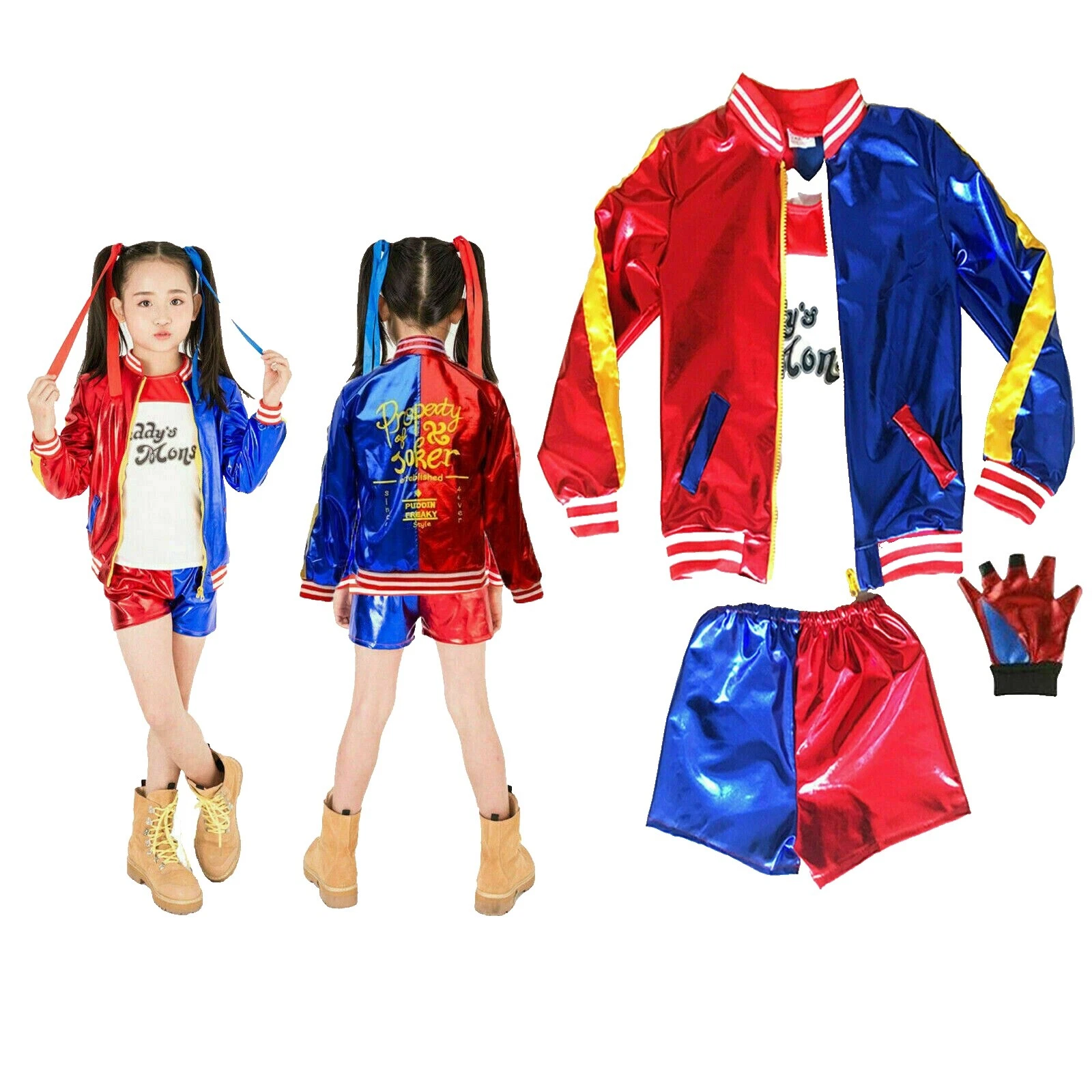 Mistura de Acrílico Vestido Fantasias de Halloween para Meninas