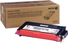 Original Xerox 106R01393 High-Yield Laser Toner Cartridge for Phaser 6280Magenta