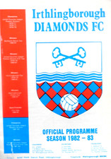 IRTHLINGBOROUGH DIAMONDS V SKEGNESS TOWN 7/10/1982 FA CUP - 2ND QUAL RD REPLAY
