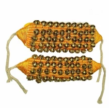 Kathak Ghungroo Dancing Bells Ghungroo Pair Handmade Indian Classical Dance Pad