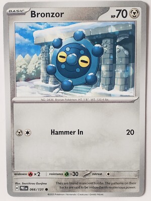 Bronzor 066/131 NM / M - Prismatic Evolutions Pokemon Card $2 Combined  Shipping | eBay