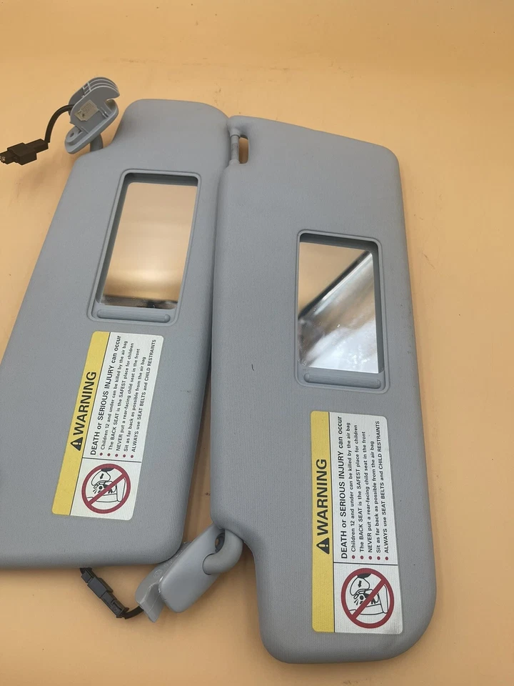2012-2020 Volkswagen Left Driver and Right Passenger set Sun Visor OEM - Image 3 of 4