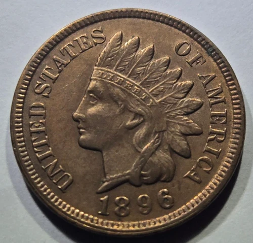 1896 Indian Head Penny Uncirculated - Choice Specimen!