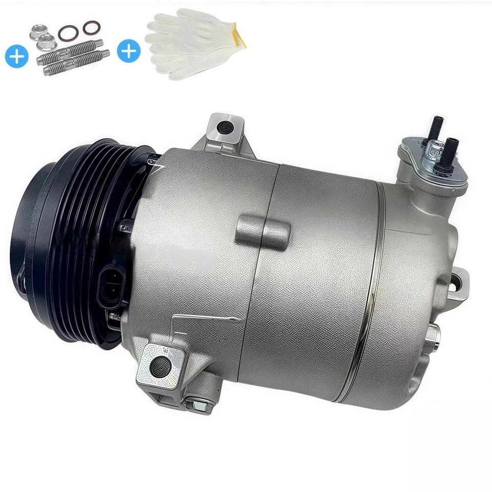 AC A/C Compressor Fits Chevrolet Malibu 2.2L 2.4L 2007 2008 2009 2010 2011 2012 Foto 4 de 4