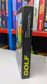 Vintage Nintendo NES Black Box Golf CIB Complete In Box w/ Manual Oval Tested 