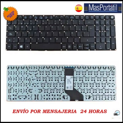 New Acer Aspire 3 Portable Spanish Keyboard A315-21-996B A315-21-99M2 TEC37